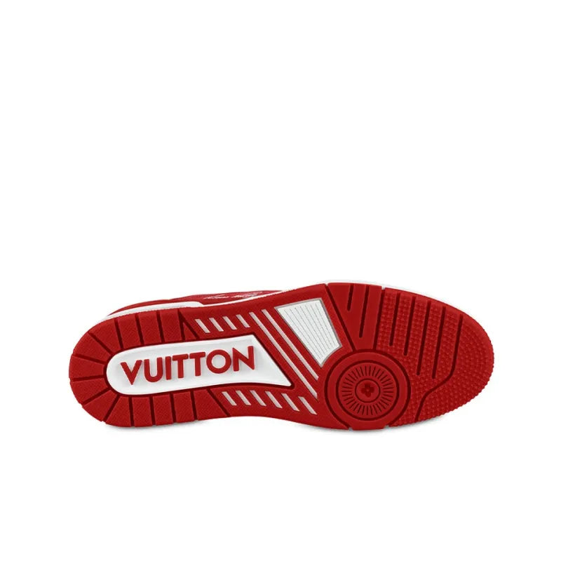 LOUIS VUITTON Trainer #54 Signature Red White