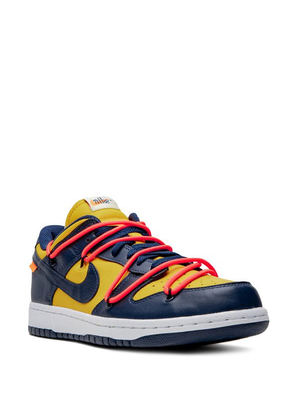 Nike X Off-White
Dunk Low "University Gold" sneakers