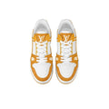 LOUIS VUITTON Trainer Yellow Monogram Denim White