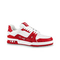 LOUIS VUITTON Trainer #54 Signature Red White